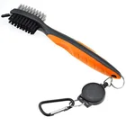 Cleaning Cleaningcleaning 2 Side Portable Golf Cleaning Brush And Club Cleaner With With Spike And Clip