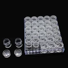 Nail Art Nail Art Tools 30Jars Empty Plastic Divided Nail Storage Box Nail Jewelry Storage Box