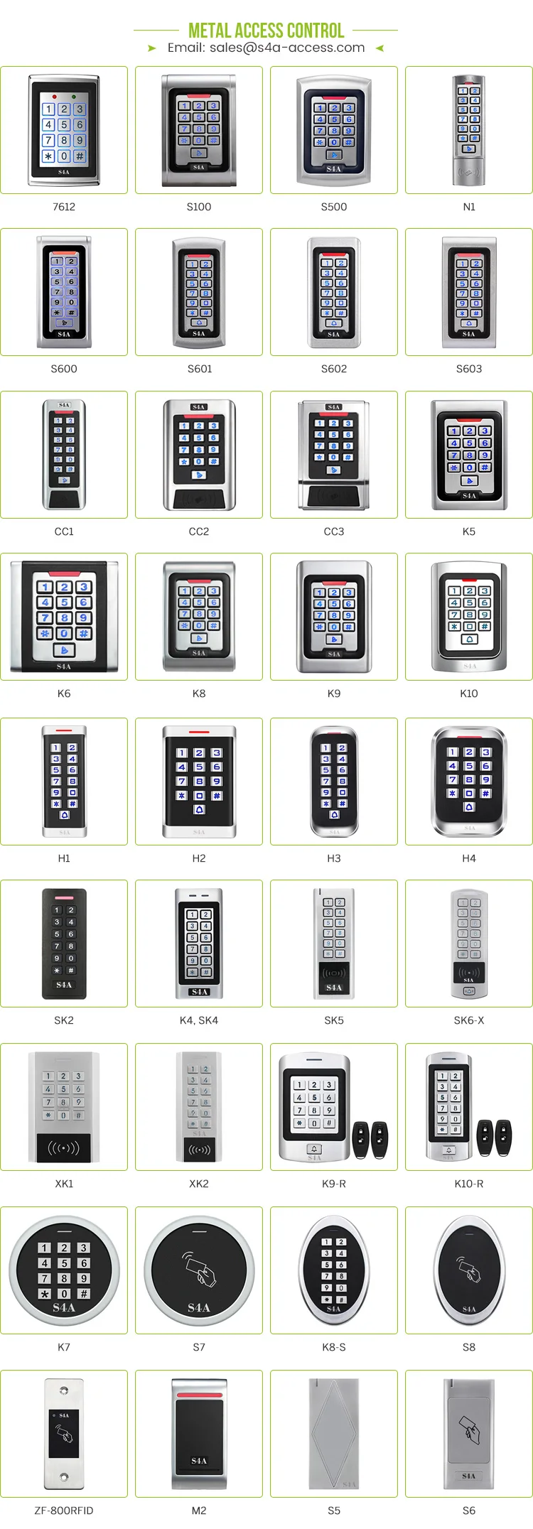 S4A Metal Access Control