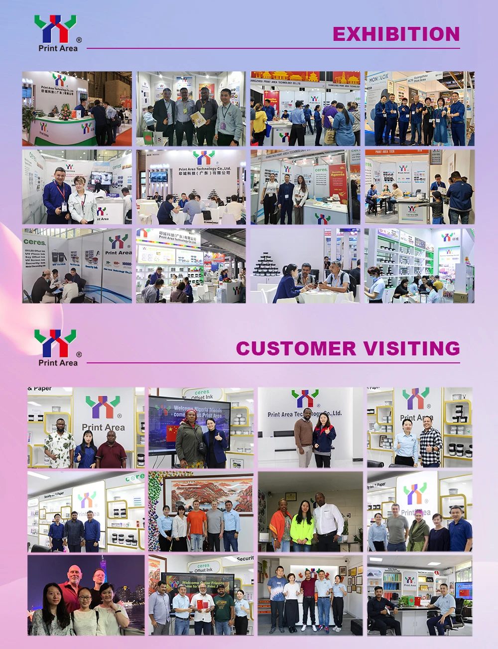 Magenta Sublimation Ink for Offset Printing with 180-220 Degree Transfer Temperature and 70-110 Gram Paper Weight for Small Color Difference