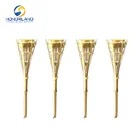 Bamboo Light Lawn Solar Light Stainless Steel K9 Crystal Transparent Bamboo Floor Lamp Led Light Stick Solar Lawn Light