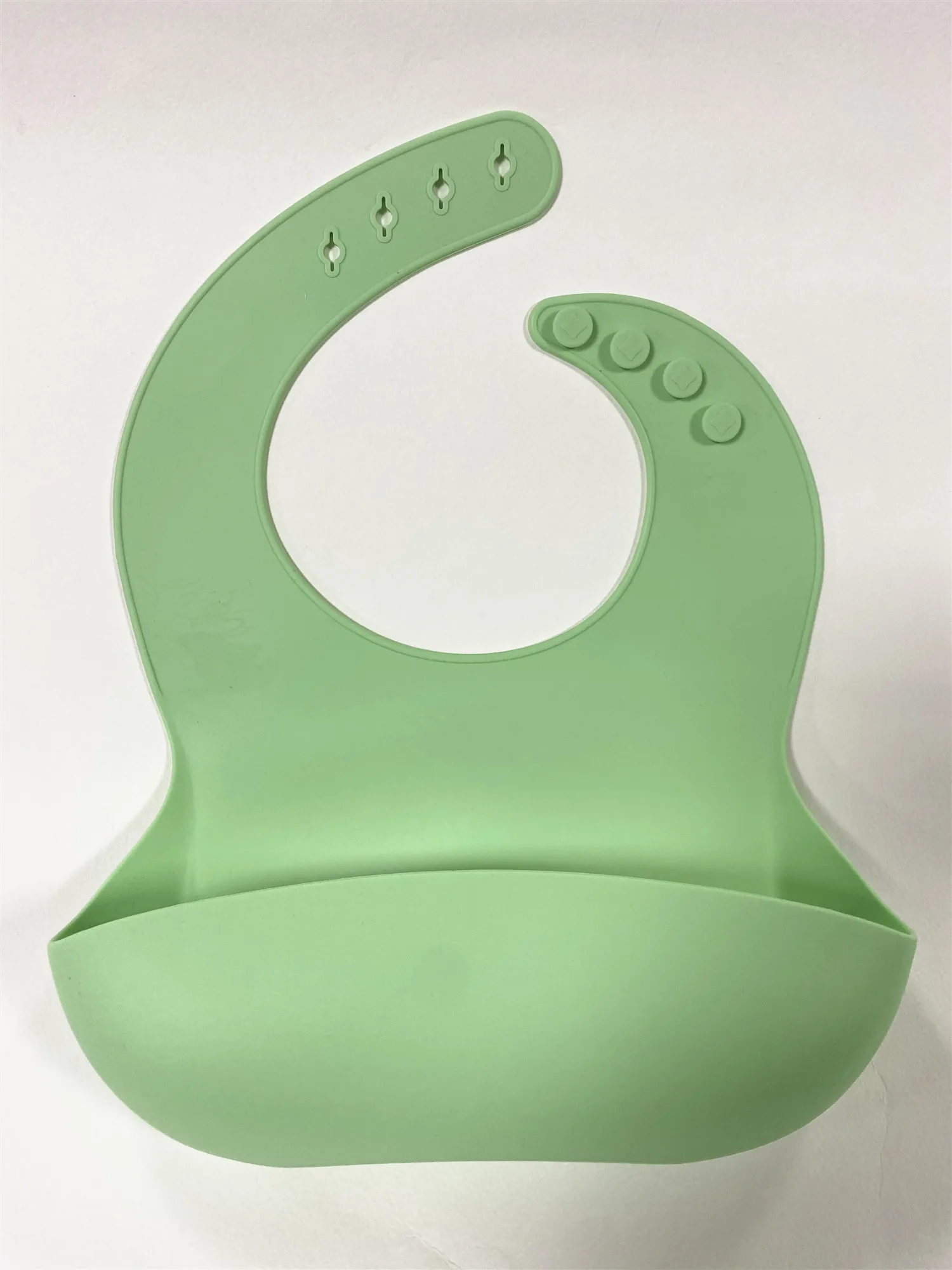Silicone Baby Feeding Bibs Toddler Bibs with Food Catcher for Baby Girls and Boys, Adjustable Easy  Clean