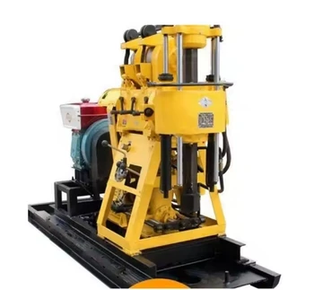 gold mining  sample drilling rig 130m portable water well drilling rig machine for sale