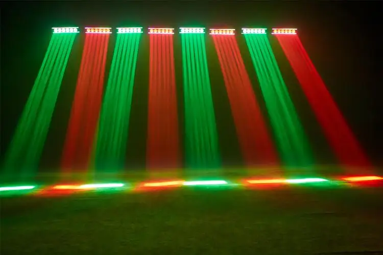 LED Disco Ligjhts High Brightness 6*20W LED RGBW Moving Head Lights Rotation Bar DJ Disco Party Dance Club Stage Light