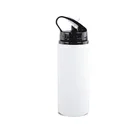 Water Blank White Sublimation Water Bottles With Straw Custom Transfer Printing Bottles