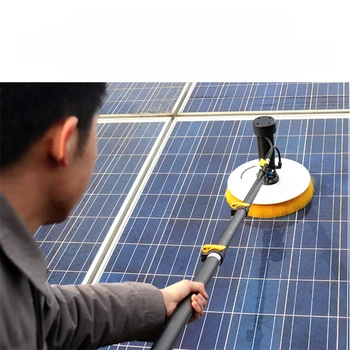 3.5m Brushless motor Photovoltaic roof cleaning tools Outdoor solar panel cleaning single-head photovoltaic cleaning machine