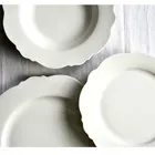 Dinner Plates Amazon Hot Sale Ceramic Dinner Plates Cheap Bulk Flat White Porcelain Wedding Plates