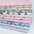 Cotton Soft Material Organic Fabric Small Floral Pattern DIY Handmade Patchwork Printed Cotton Cloth