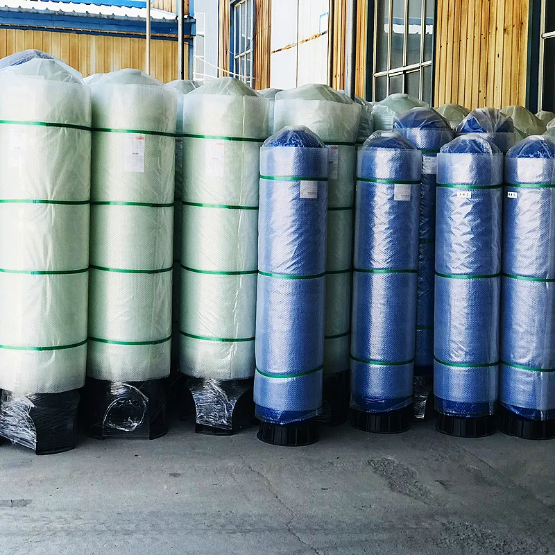 Frp Pressure Vessel Quartz Sand Filter Hard Water Softener Frp