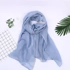 Woven Scarf Women Linen Woven Autumn Spring Scarf 2020 Korea Japan Style For Women