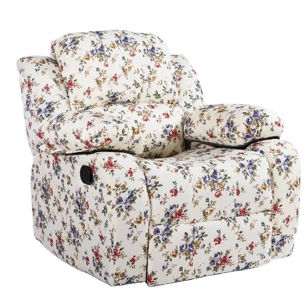 printed fabric recliner