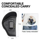 Holster Leather Gun Holster Carry Gun Holster PU Leather Tactical Concealed Carry Holster For Glock 19