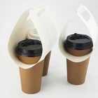 High quality disposable coffee packing take away paper cup holder for cafe