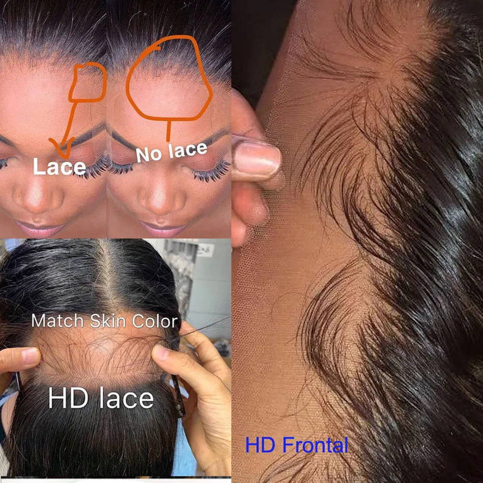 Pre Plucked Swiss Hd Lace Frontal Vendor, Hd Transparent Frontal Lace Closure 13X6 With Bundle,Ear To Ear Lace Frontal 13x4