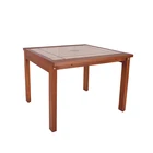 Garden Table 4 Wooden Popular Outdoor Garden Furniture Teakwood Small Table 4 Foot Wooden Coffee Table