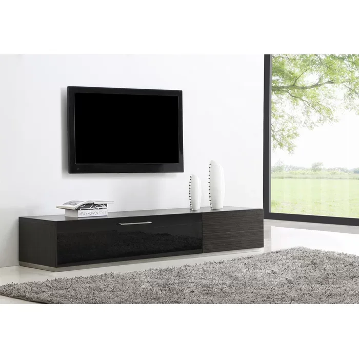 YQ Wholesale Ready to Ship Nordic Simple Stylish Wooden Retractable Coffee Table TV Cabinet Stand