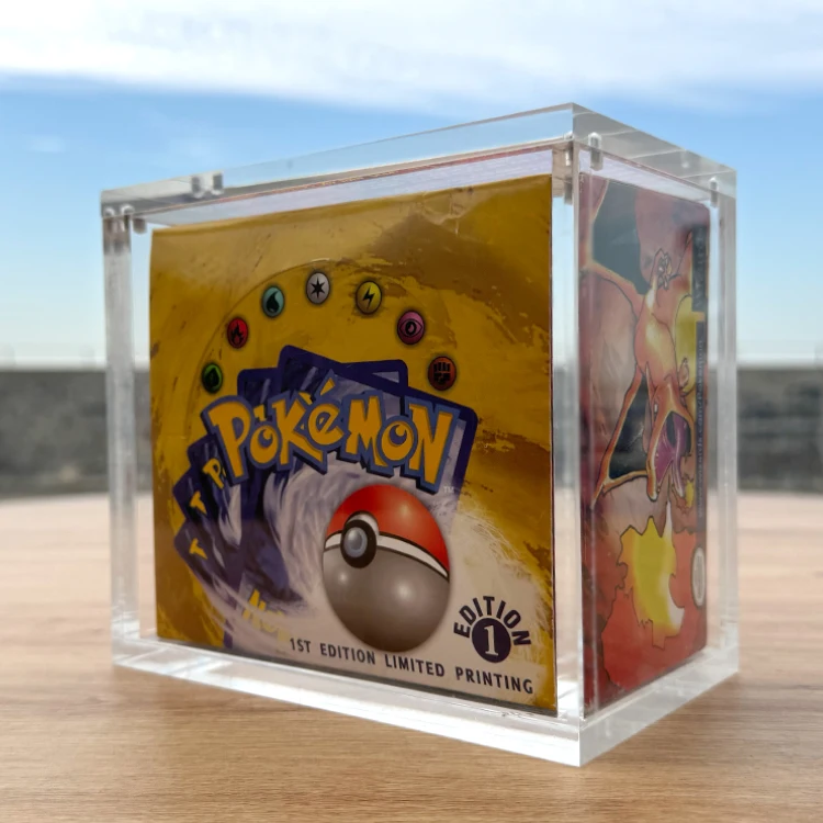 Tcg Custom Pokemon Dragon Ball Super Booster Box Acrylic Case Crystal