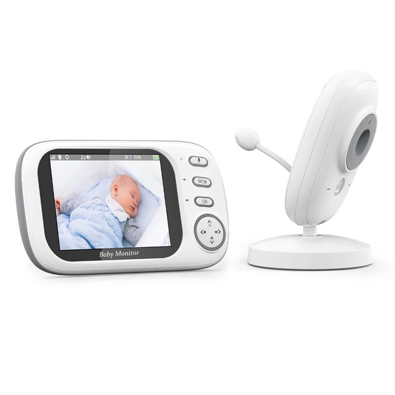 VB603 720P HD 3.5Inch Screen Temperature Cry Sound Detection Two Way Talk Audio Video 2.4G wireless Camera Baby Monitor