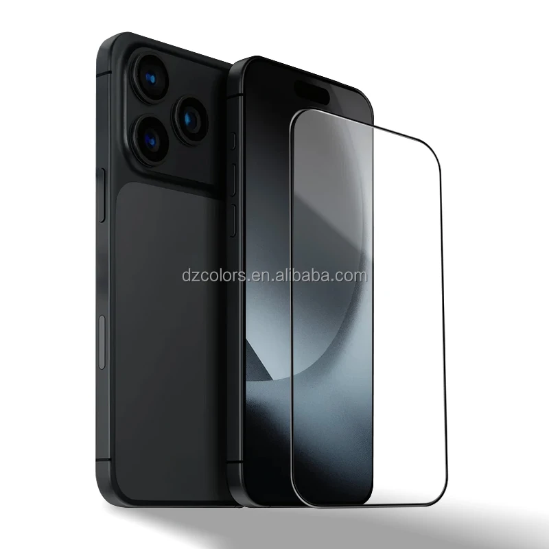 product hot selling best quality silk printing hd privacy matte tempered glass protector for iphone 17 pro promax screen protector-6