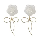 Earrings Fashion New Bow Flower Earrings Women S925 Jewelry Acrylic Earrings Jewelry