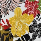 Tops Womens T-shirt Casual High Quality OEM ODM V-neck Loose Casual Summer Flower Colour Print T-shirt Women Tops