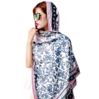Solid Color Scarf CLIMATE New Women Solid Color Scarf Soft Cotton Shawls And Wraps Pashmina Soft Warm Female