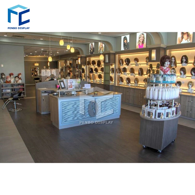 Beauty Salon Hair Extension Display Shelf Wig Store Decoration Furniture  Wig Display Showcase For Shop Interior Design - Buy Factory Customized Wig  Display Makeup Mirror Showcase And Cabinet Beauty And Cosmetics Shop