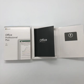 Global Version Office 2019 Pro Plus Keycard Full Box PC Computer software 2019 PP key