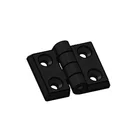 Hinge Slot Hinge Slot 6 Automation Accessories 3030 Black Nylon Door Hinge