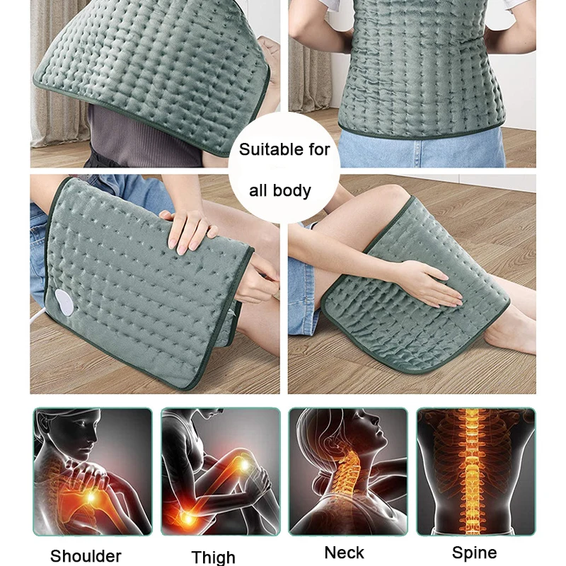 Electric Heated Throw Blanket 220V Body Heating Pad Thermostat Carpet for Double Body Winter Warmer Sheets Electric Mattress