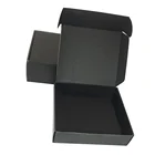 Customize Boxes For Clothes Custom Printing Eco Packaging Box Black Shipping Corrugated Cardboard Mailer Box For Clothes