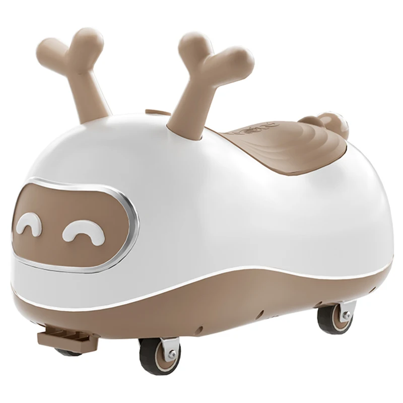 Cute Cartoon Toys Cars Pu 4 Wheels 360 Degree Rotation Children Sliding Ride On Car Baby Wiggle Swing Car For Kids To Drive