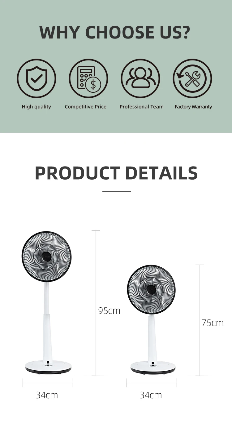 Tower Pedestal Fans, Electric Power - detail 4