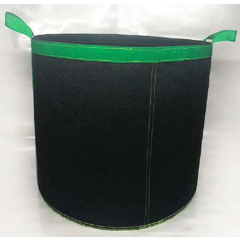 Top quality 25 gallon felt grow bags flower planting buckets