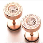 Plugs Earrings Earrings New Ear Piercing Plugs Tunnel Stainless Steel Mens Stud Earrings For Men Women