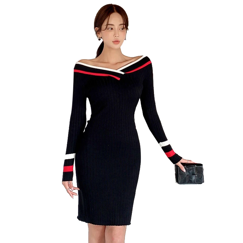 Wholesale Jersey Casual Sweater Dress 