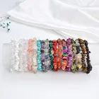 Bracelet Wholesale Colorful Chip Stone Beaded Bracelet Healing Gravel Crystal Gemstone Bracelet For Women Men Gift