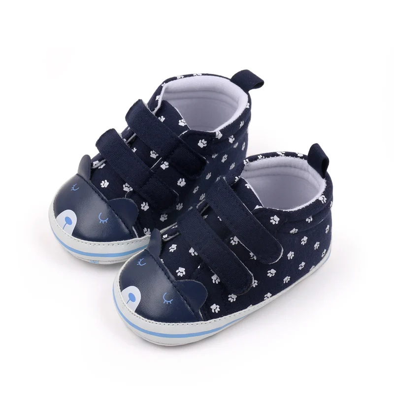 Double Hook&Loop for Spring Autumn Summer-0-18 Months Baby and Toddler Casual Shoes Flat Design factory