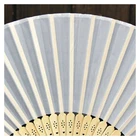 Hand Paper Fan Fans Bulk Wholesale Promotional Custom Logo Hand Held Paper Fan Plain Paper Hand Fans