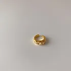 Clip Earrings Earrings Vershal Minimalist Vintage Irregular Gold Silver Plated Aretes Ear Bone Clip Earrings