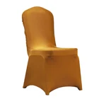 Wedding Chair Hotel Restaurant Wedding Chair Cover With Back Design Color Optional