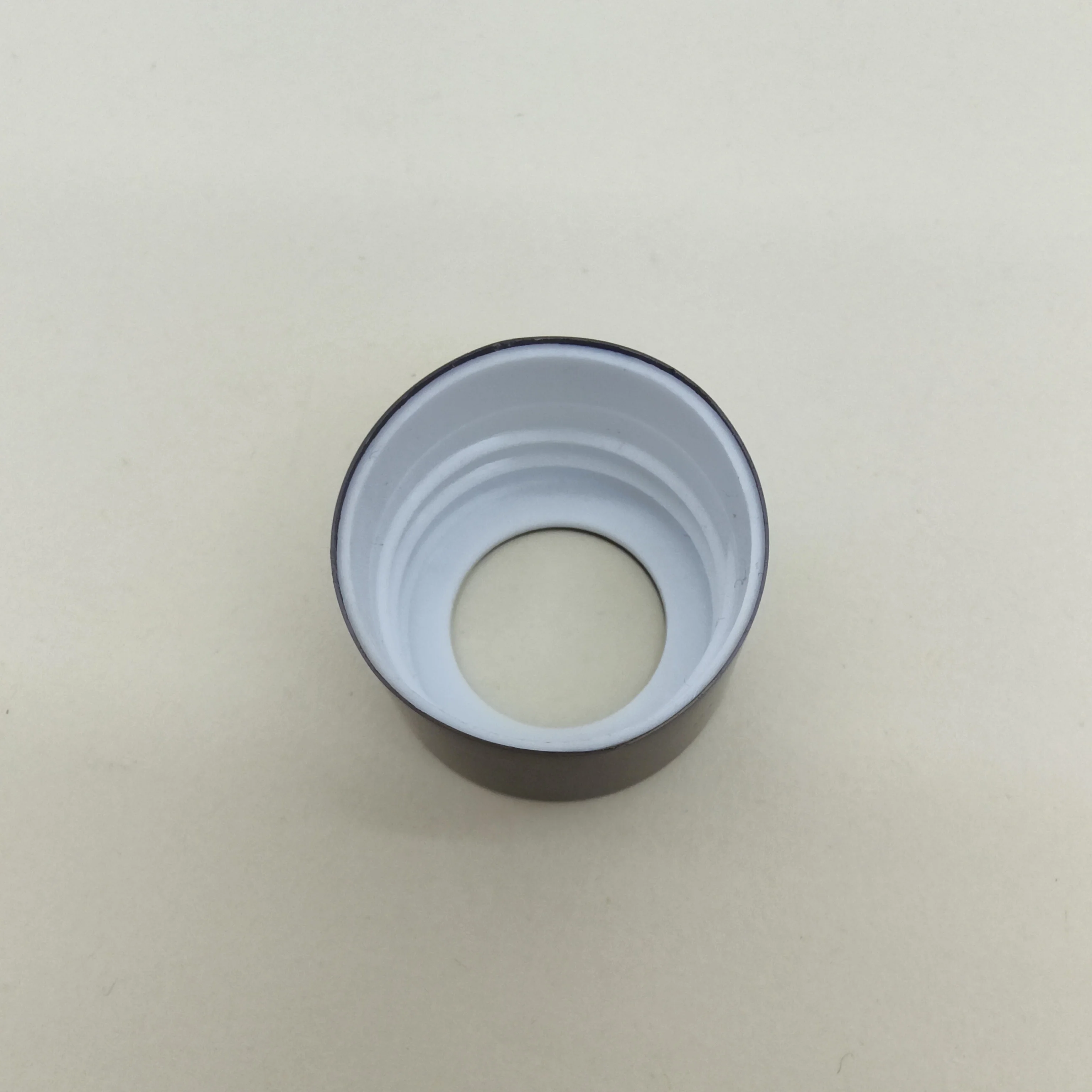 410 aluminium plastic pe  alectrochemical aluminum gold silver gold screw cap for pure dew bottles essential oil emulsion cap-25