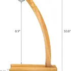 Banana Home Banana Hanger Bamboo Holder Stand With Hook For Home