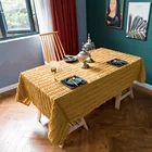 Cotton Cloth New Style Cotton Linen Cut Flower Tassels Table Cloth For Home Event Decoration Tablecloth