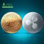 Collection Souvenir Coin Factory Wholesale Custom Metal Bitcoin Coin Souvenir Collection Bitcoin Coin