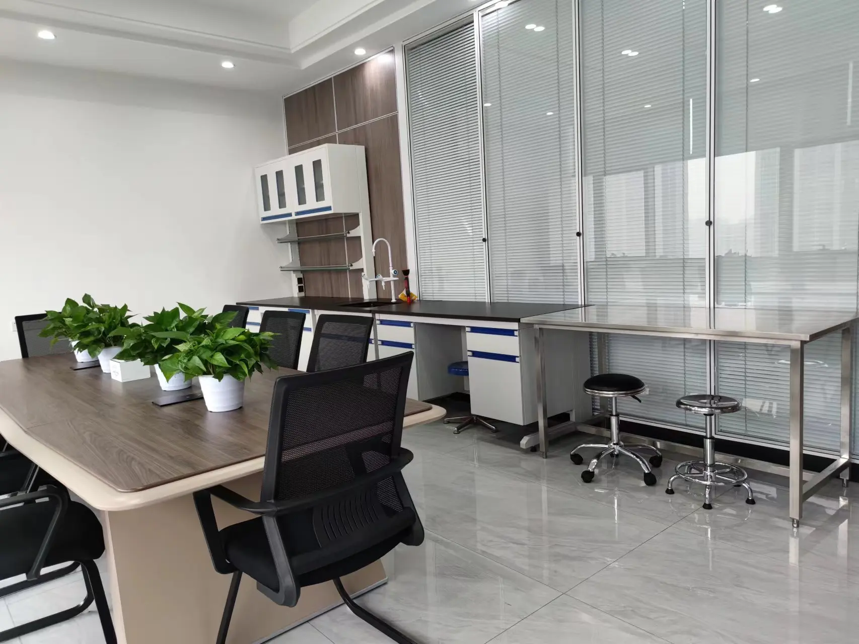 All Steel Lab Fume Hood 1200*850*2350 mm with Customizable Color for Chemistry and Physics Labs