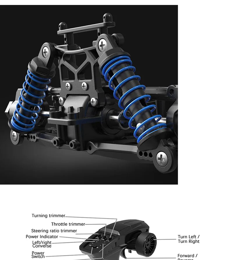 40km/h High-Speed RC Off-Road Car - Upgraded 9302E Electric Truggy