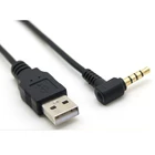 Audio Gold Plated 3.5mm Male Aux Audio Plug Jack To USB 2.0