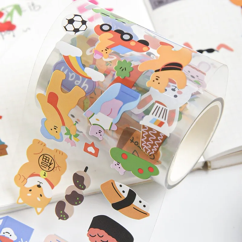Creative Travel Series Stickers PVC Cartoon Tape