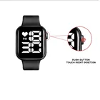 Sports Digital Watches Led Wholesale Teenager LED Digital Sports Watch ABS Case Waterproof Watches